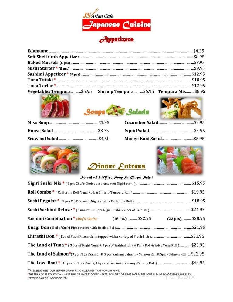 Menu page 16