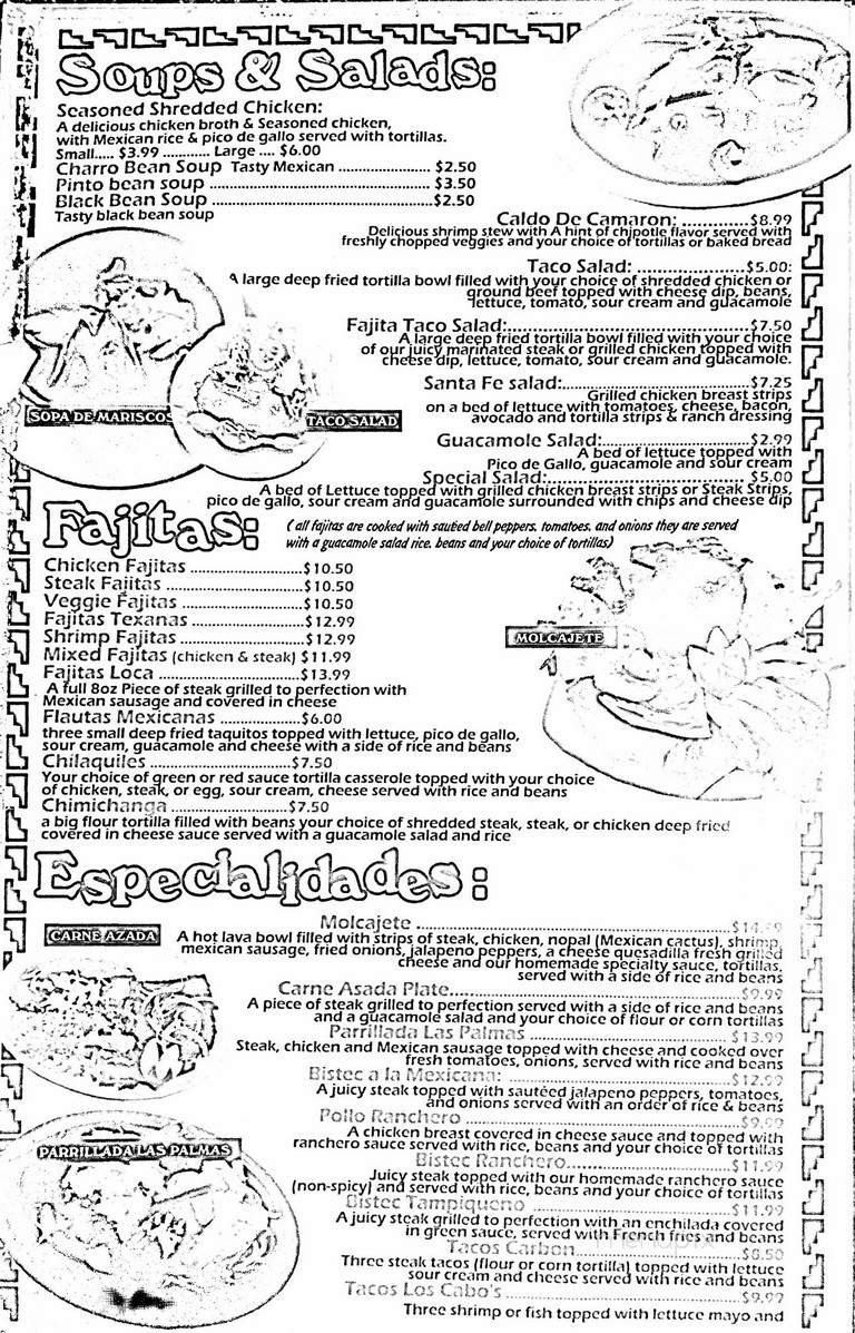 Menu page 5