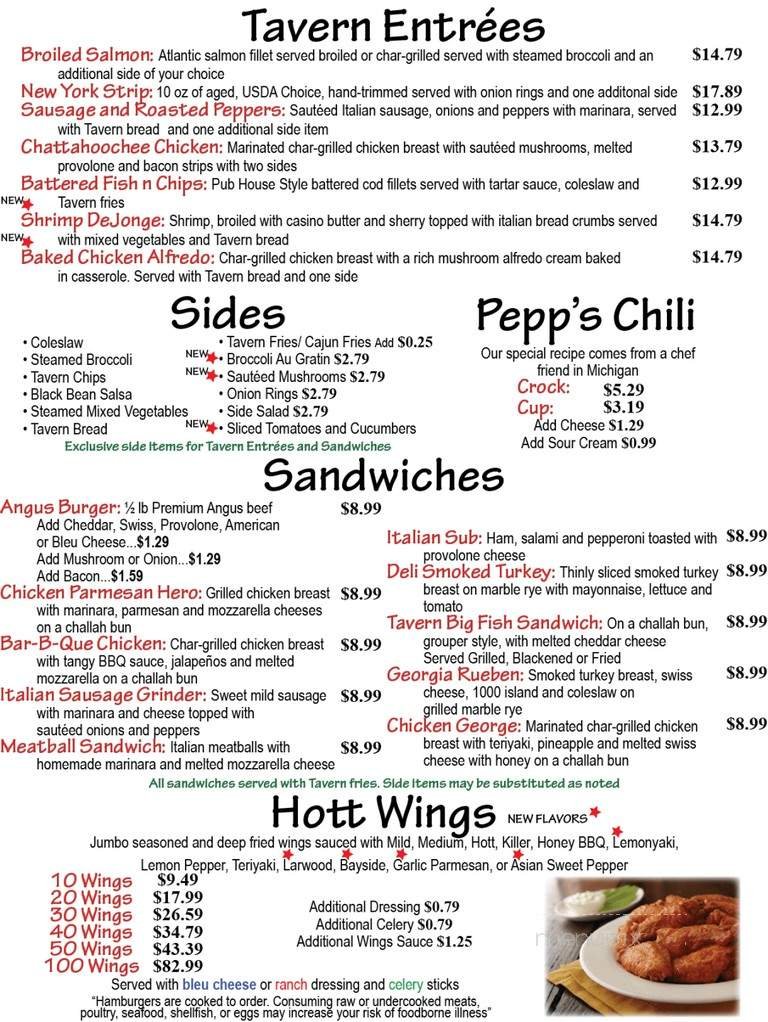 Menu page 2