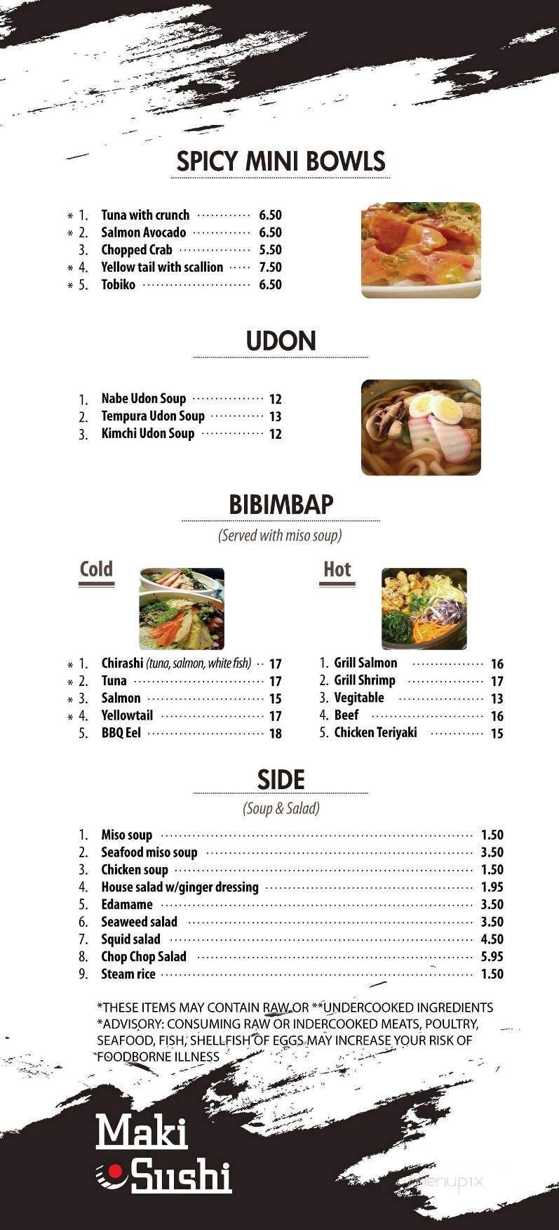 Menu page 6