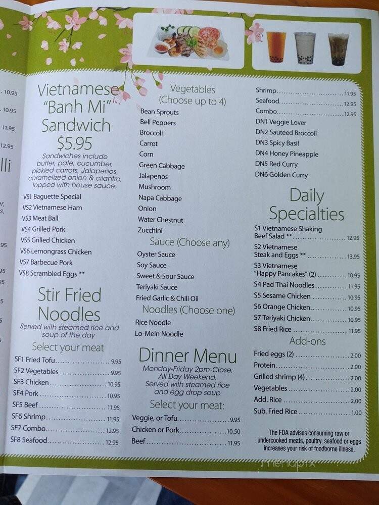 Menu page 2