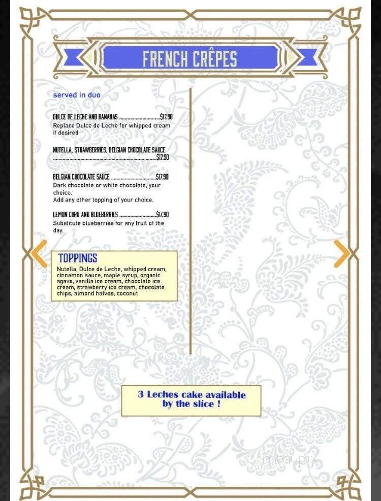 Menu page 3