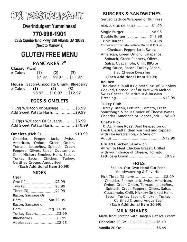Menu page 3