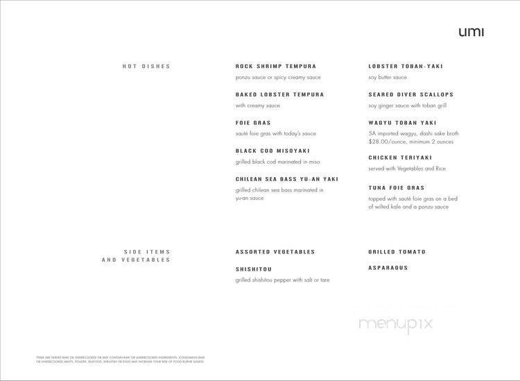 Menu page 2