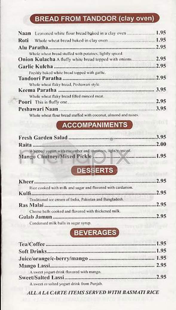 Menu page 6