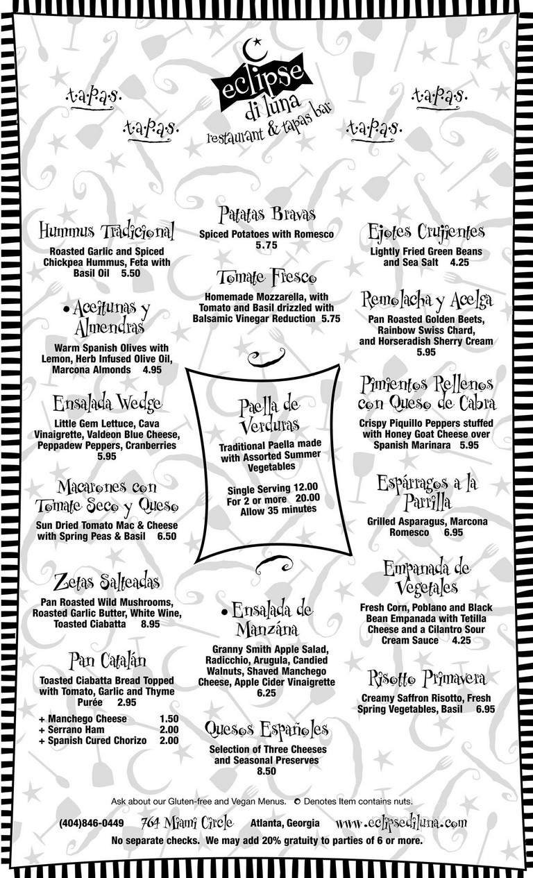 Menu page 3