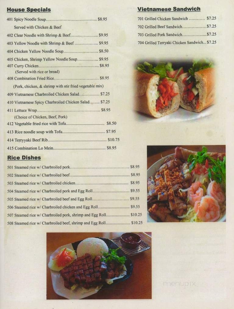 Menu page 2