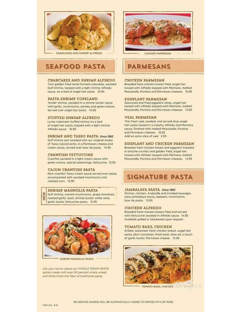 Menu page 2