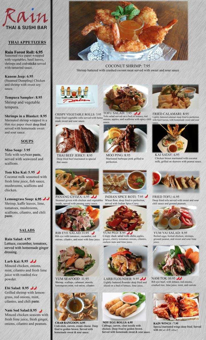 Menu page 1