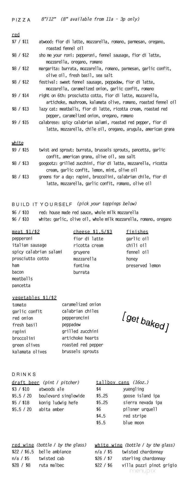 Menu page 2