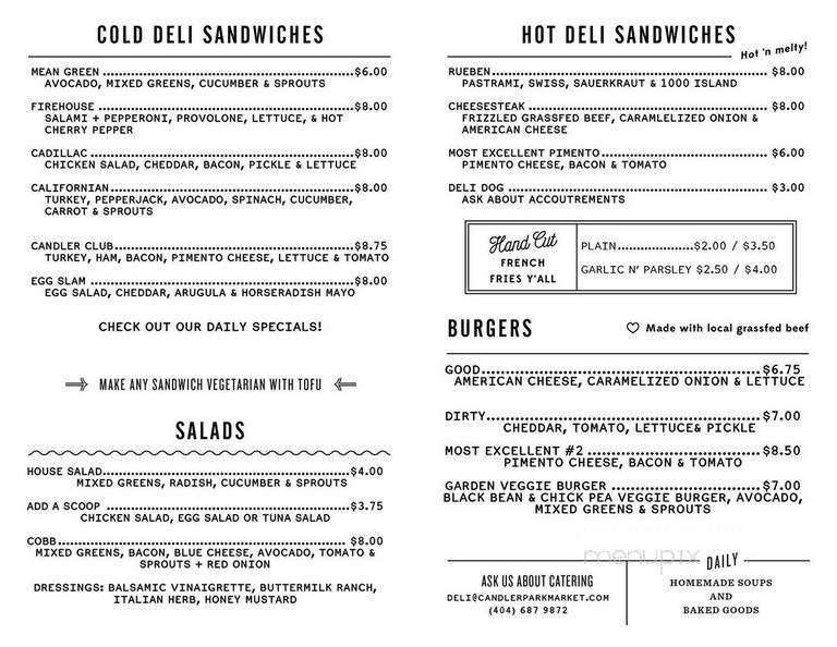Menu page 2