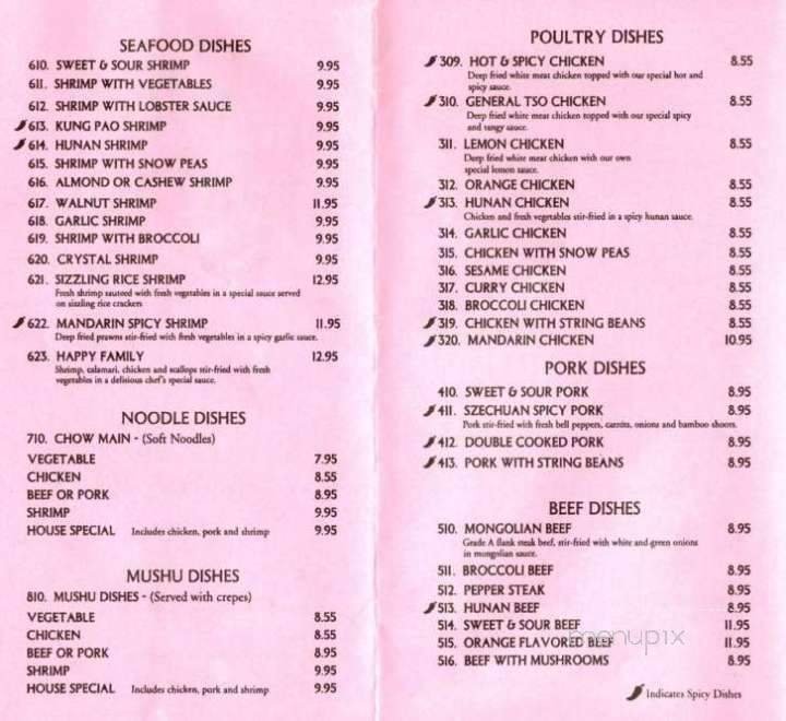 Menu page 2