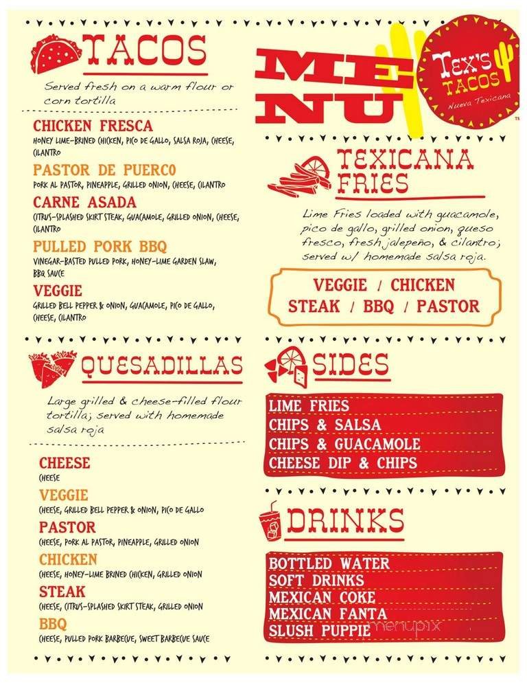 Menu page 1