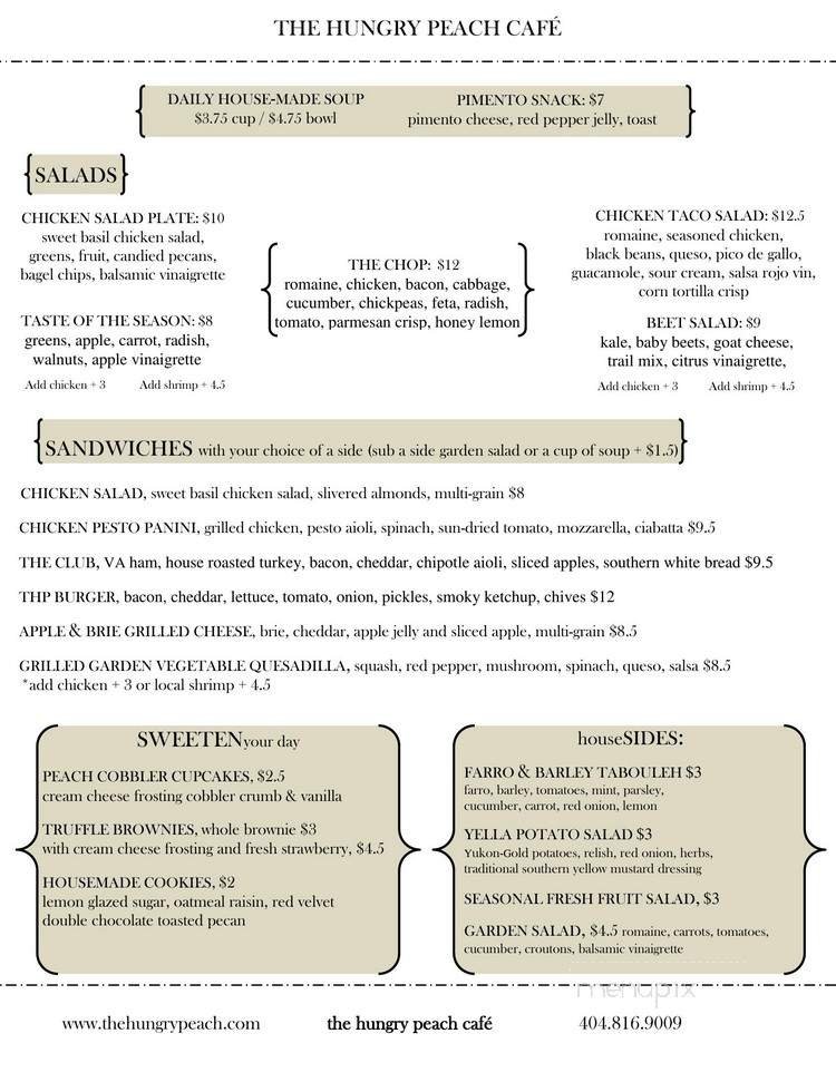 Menu page 1