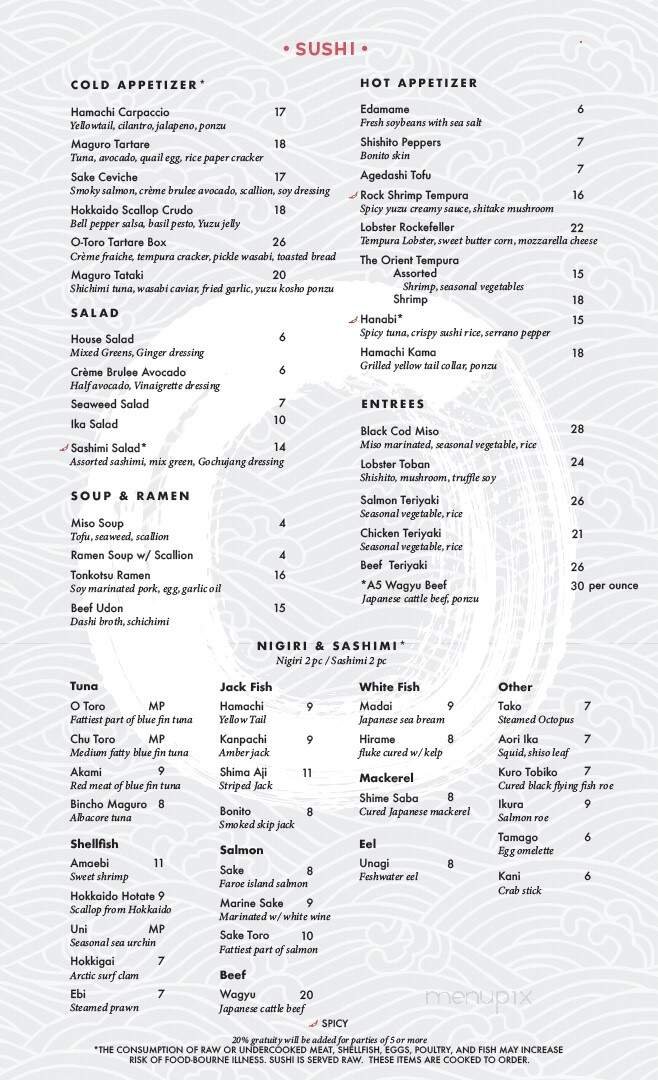 Menu page 5