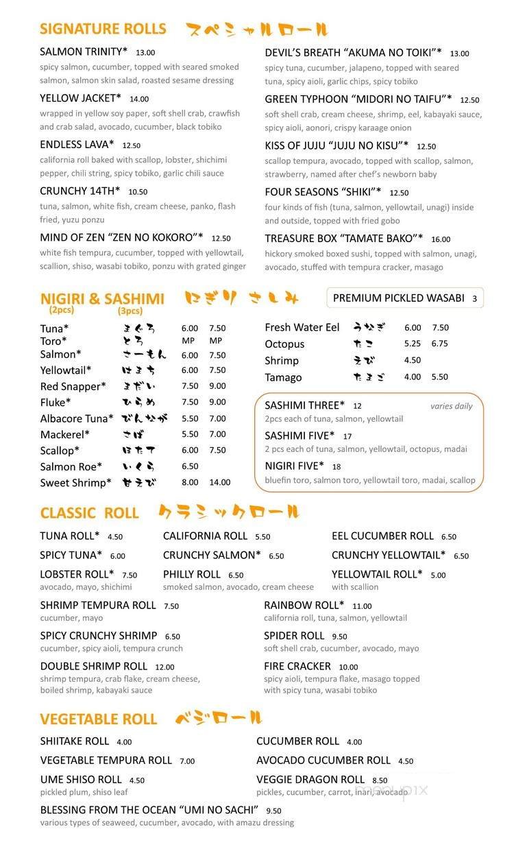 Menu page 6
