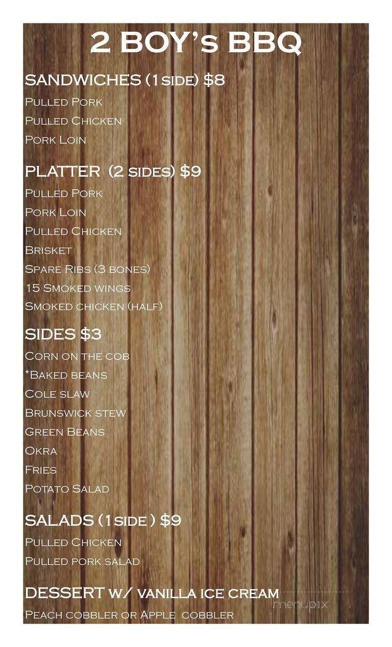 Menu page 1