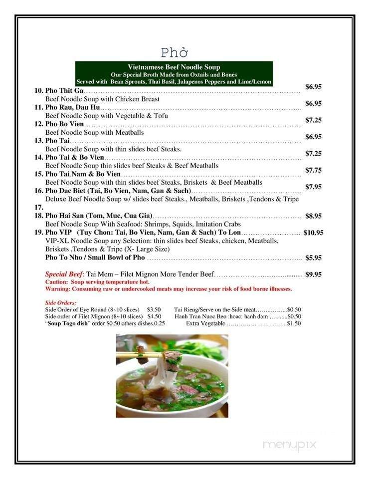 Menu page 2