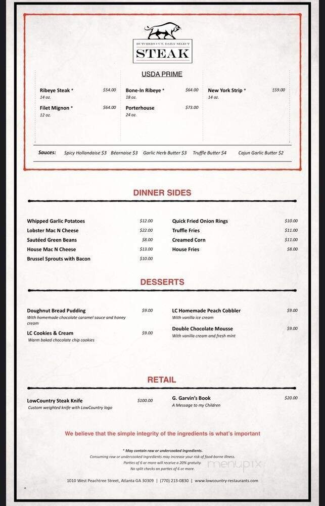 Menu page 2