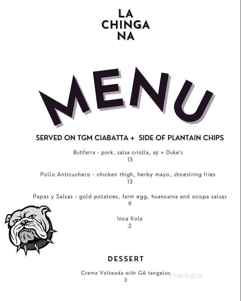 Menu page 2