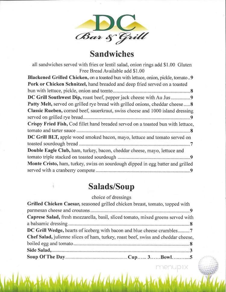 Menu page 2