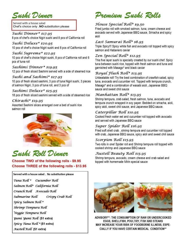 Menu page 4