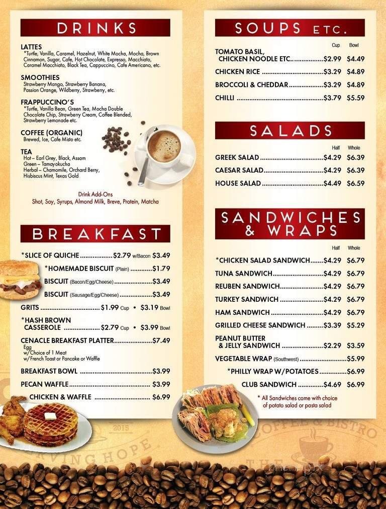 Menu page 2