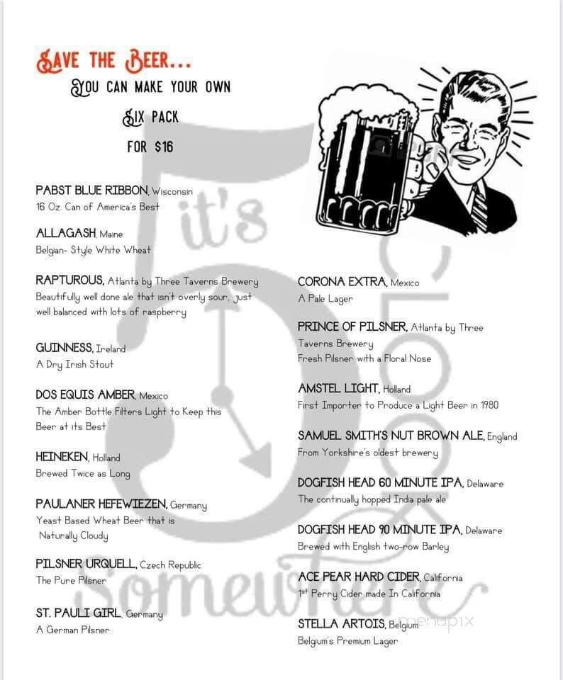 Menu page 3