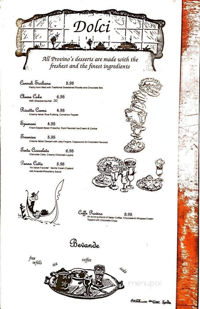 Menu page 1