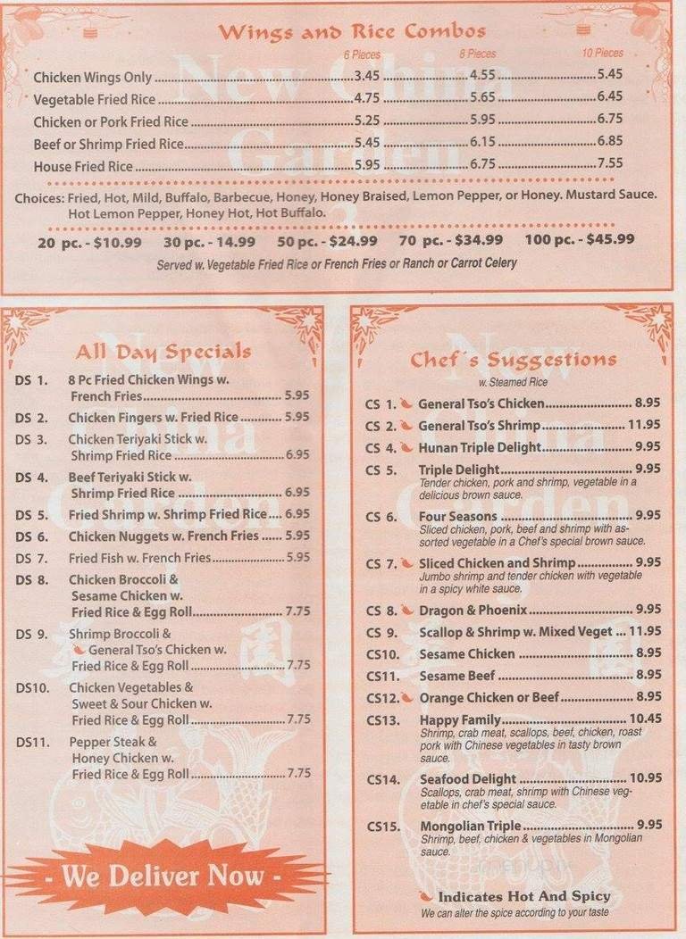 Menu page 3