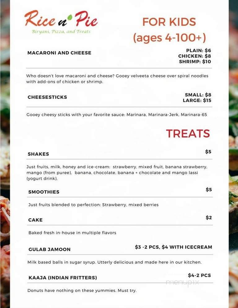 Menu page 3