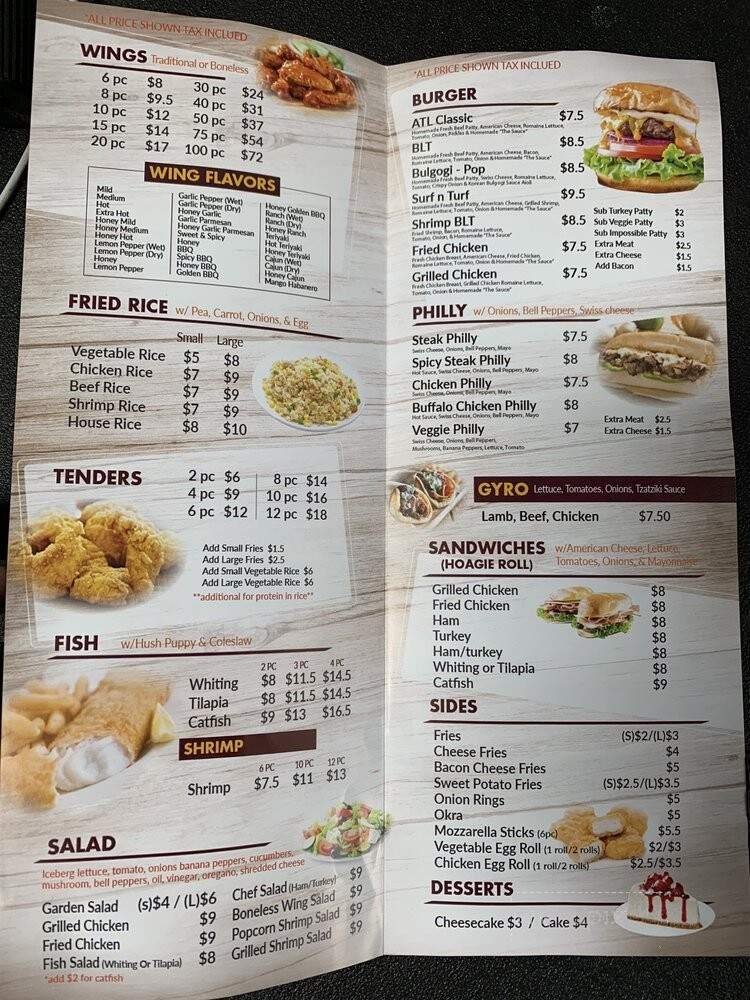 Menu page 2