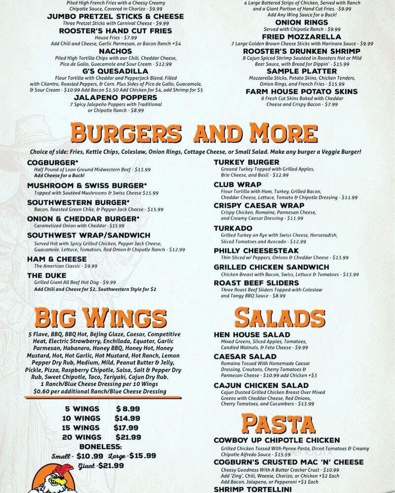 Menu page 2