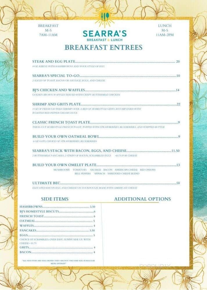 Menu page 1