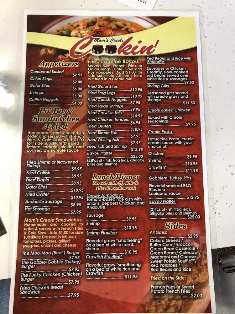 Menu page 2
