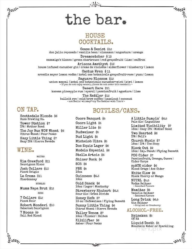 Menu page 2