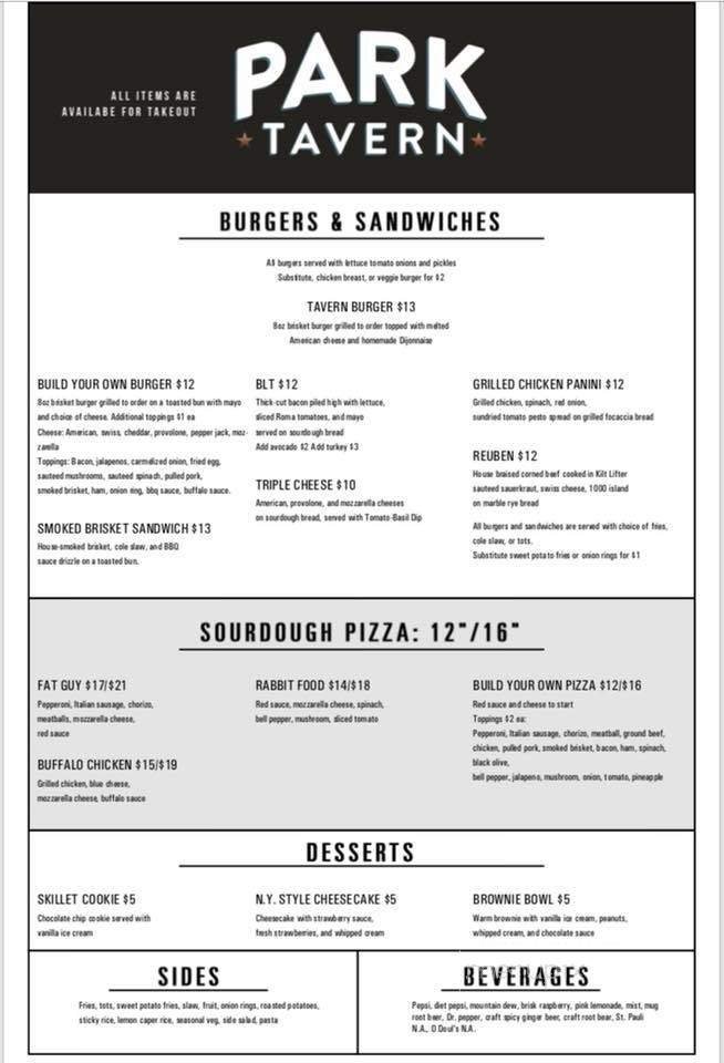 Menu page 2