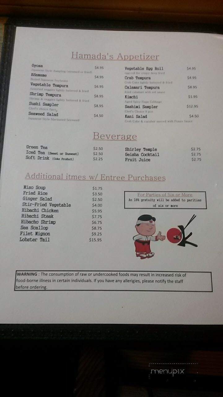 Menu page 2