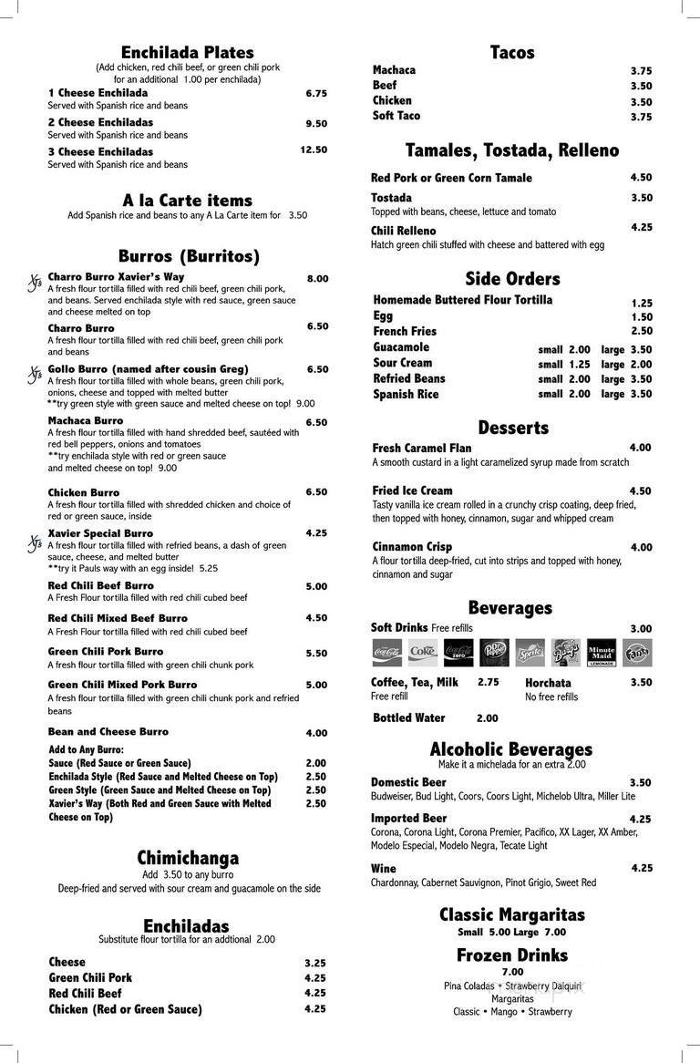 Menu page 4