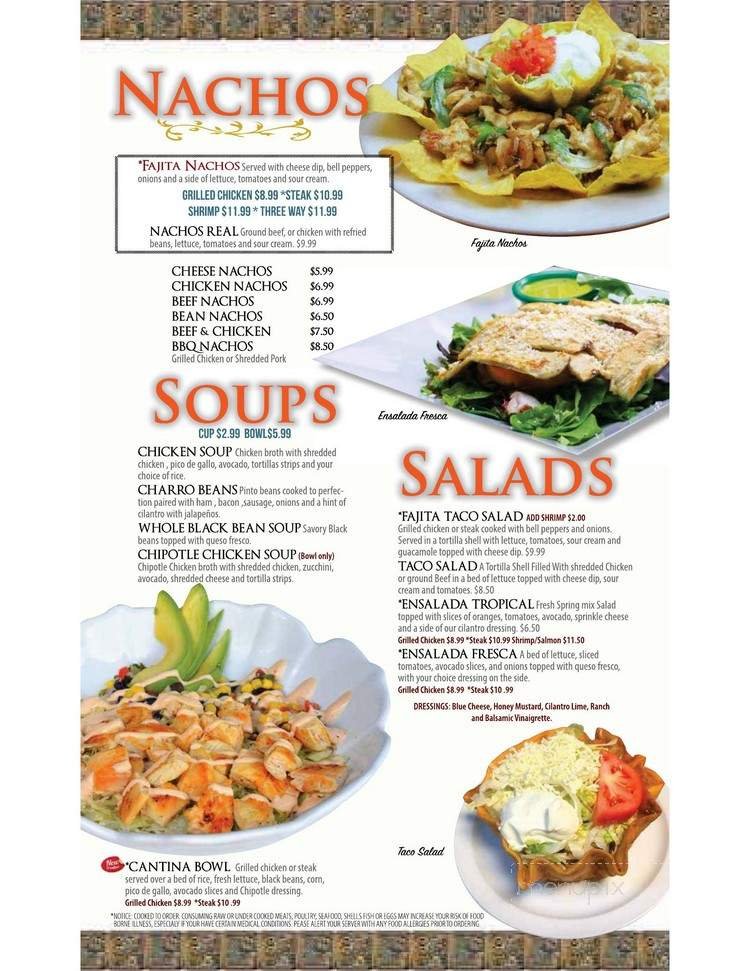 Menu page 3