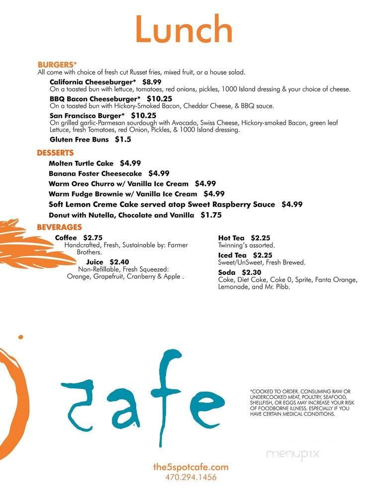 Menu page 3