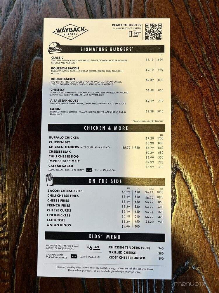Menu page 2