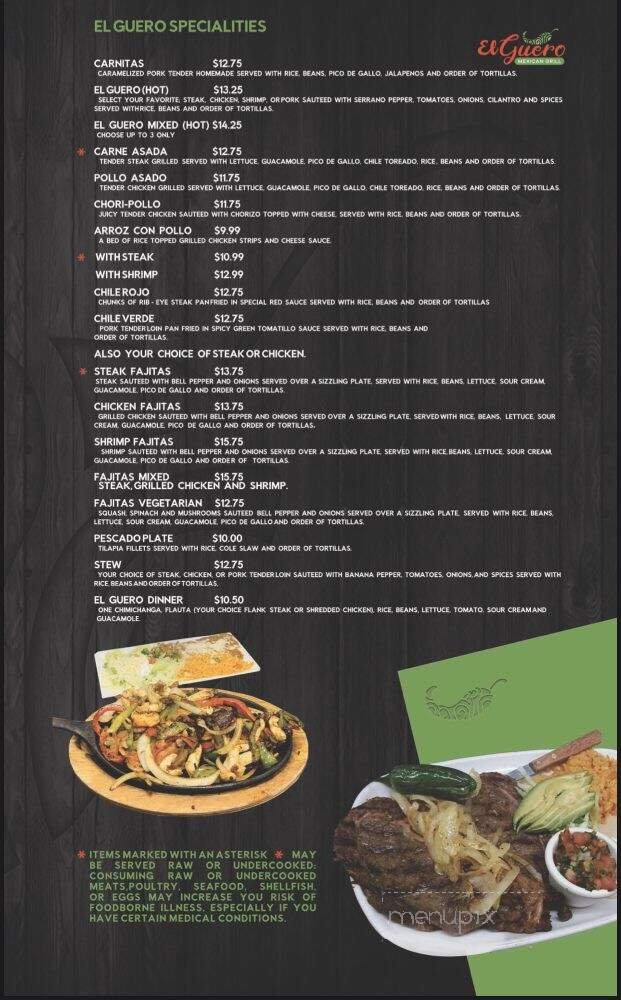 Menu page 2