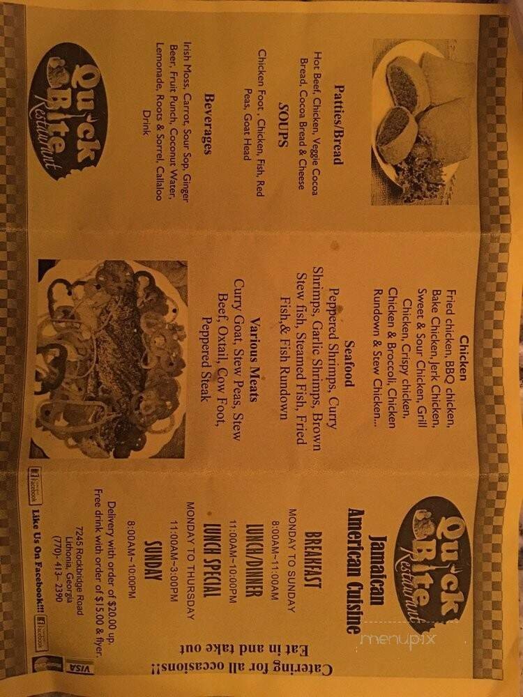 Menu page 1