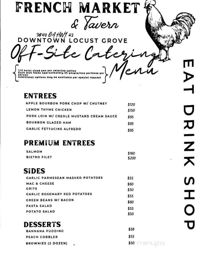 Menu page 1