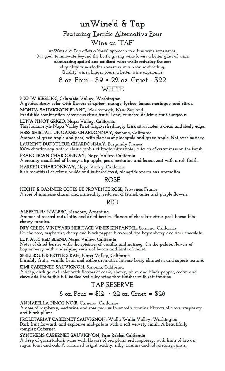 Menu page 5