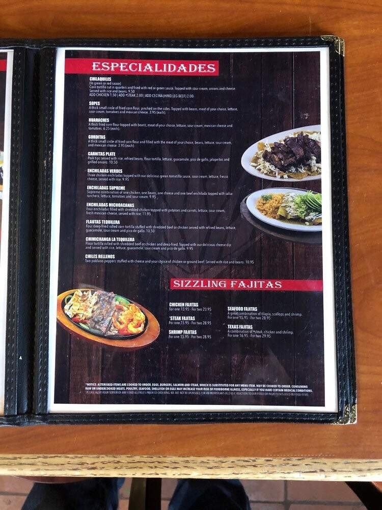 Menu page 3