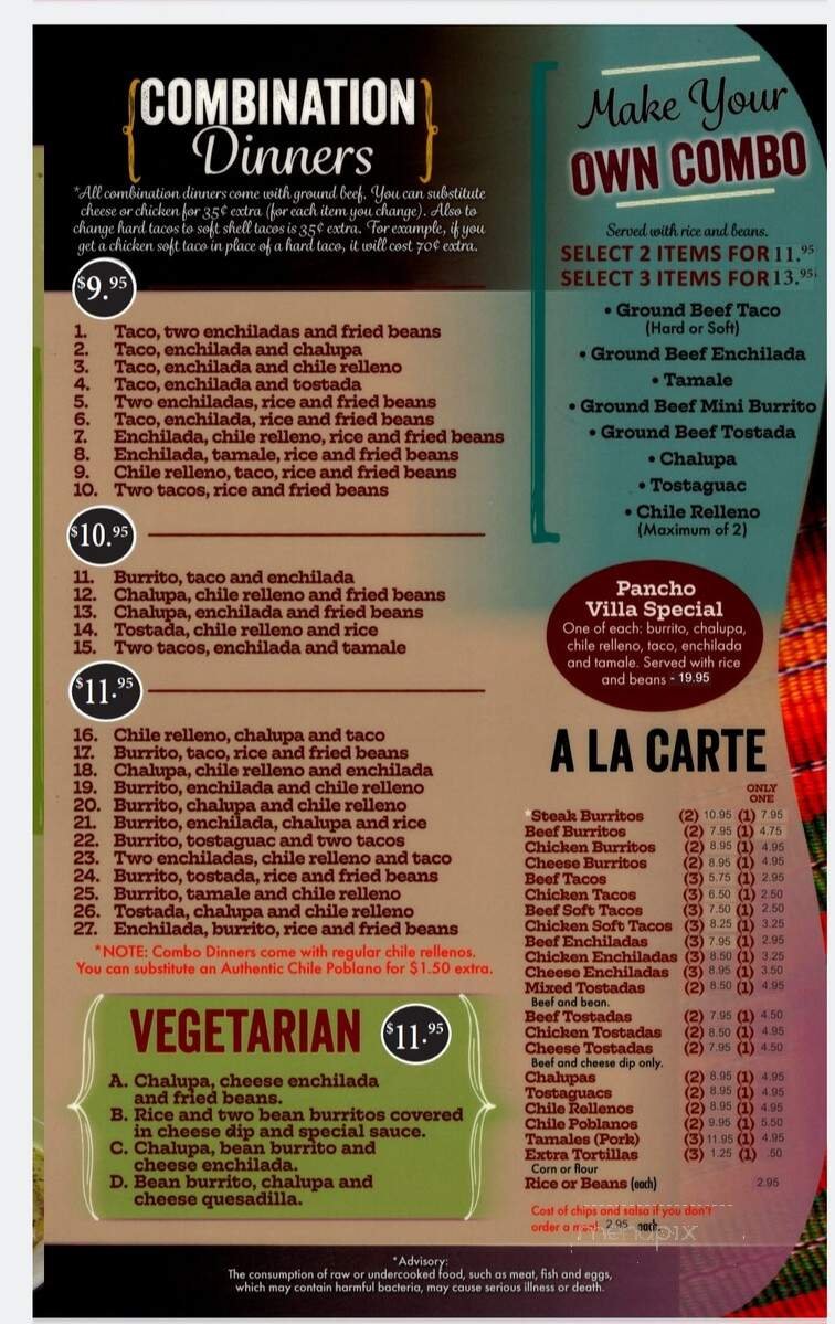 Menu page 4