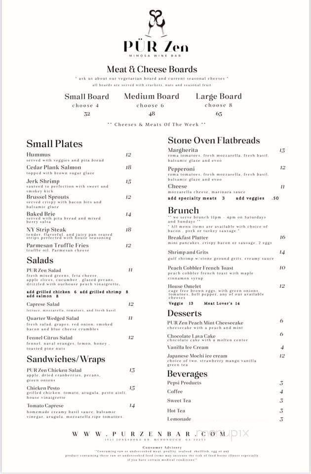 Menu page 4