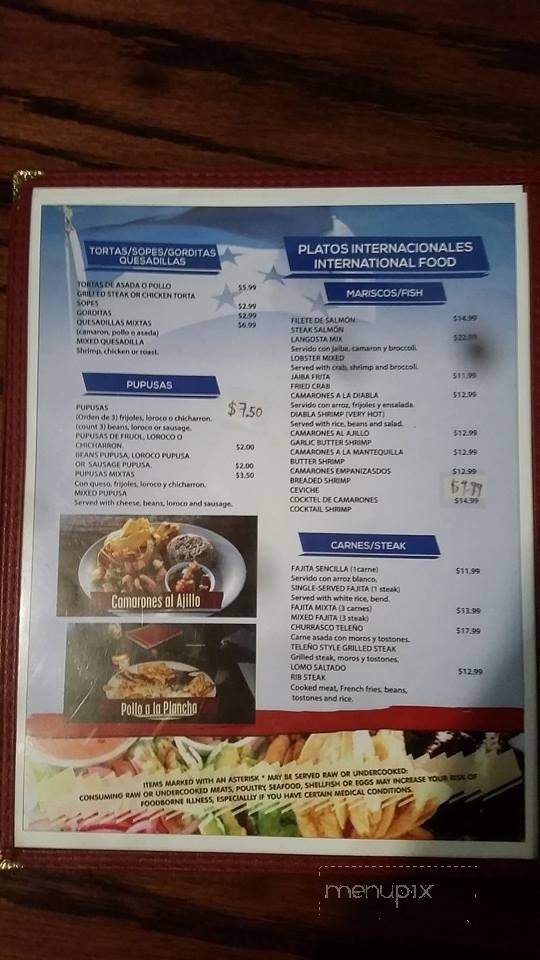 Menu page 2